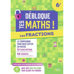 Les fractions (6e) (Broché)