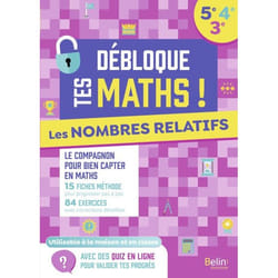 ISBN Les Nombres Relatifs (5E-4E-3E) livre