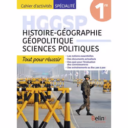 ISBN Cahier D'Activités Hggsp Première, 160 pages