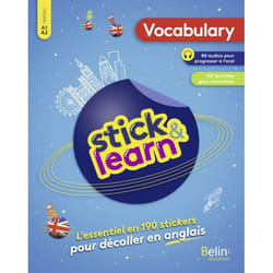 STICK & LEARN VOCABULARY (Broché)