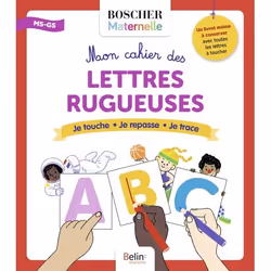 ISBN Mon cahier des lettres rugueuses, 32 pages