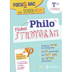 Focus Bac Fiches Philo (Terminale voies générale et technologique) - Décroche ton bac avec SchoolMouv grâce aux studygram ! (Broché)