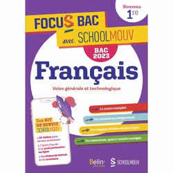 ISBN Focus Bac Français Première - Nouvelle Édition Bac 2024, Français, 320 pages