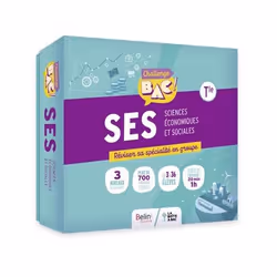 ISBN Challenge Bac - Specialite Ses, 2240 mm, 900 mm, 1 kg