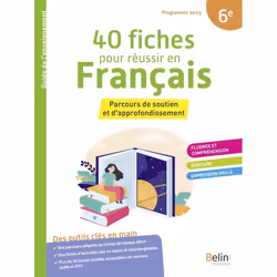 ISBN 40 Fiches Pour Réussir En Français 6E, Français, 160 pages