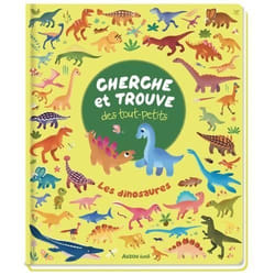 Livre Cherche et trouve - Disney - Les dinosaures - 12 pages - Illustrations colorées - Pages cartonnées