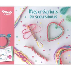 Activités créatives coffret d'artiste Auzou Mes Créations En Scoubidous