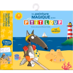Peinture - Auzou - Ma peinture magique avec Ptit loup - 10 scènes - Activité vacances - Mixte