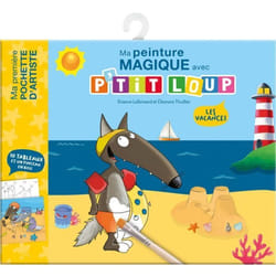 Peinture - Auzou - Ma peinture magique avec Ptit loup - 10 scènes - Activité vacances - Mixte