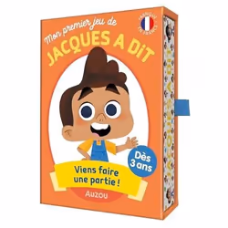Jeu de société - AUZOU - Mon premier jeu de Jacques a dit - Jeu dambiance - Pour enfant - 2 joueurs ou plus
