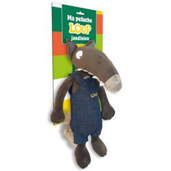 Auzou Loup - : Ma peluche Loup jardinier