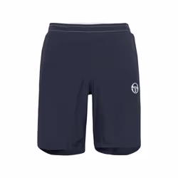 Short - Sergio Tacchini - Club Tech - Enfant Garçon - Bleu - Taille élastique - 100% polyester