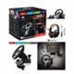 Volant et pédales de jeu Vidéo - SPIRIT OF GAMER - PRO Race - Compatible Xbox PS4 PC - Casque stéréo 2.0 - 50 mm