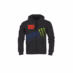 Sweatshirt Zip Fabio Quartararo 20 Dual Monster Energy Officiel MotoGP - Yamaha - Homme - Sportswear