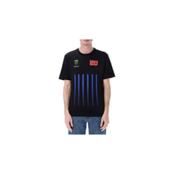 T-shirt homme Fabio Quartararo 20 Monster Energy Officiel MotoGP - Yamaha - Manches courtes - Noir