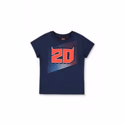T-shirt Enfant YAMAHA - Fabio Quartararo - Big 20 El Diablo - Bleu - Manches courtes - Route
