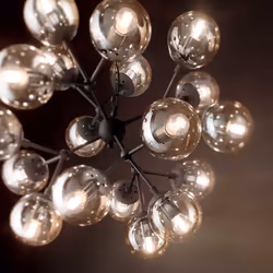 Ideal Lux Kepler sp18 éclairage en suspension E27 40 W Noir