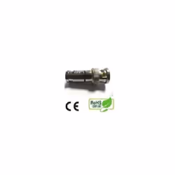 Connecteur BNC mâle à compression droite pour câbles coaxiaux avec diamètre extérieur entre 2,9 et 6,8 mm Convient aux signau ...