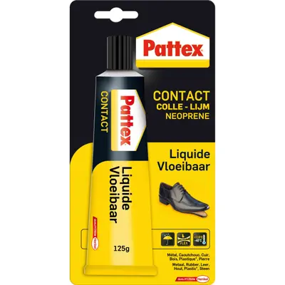 Pattex - Pattex colle de contact, transparent, avc solvant, tube
