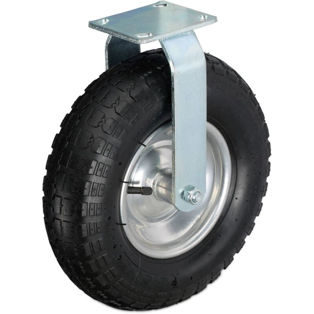 Roue De Brouette Relaxdays 3.50-6 Pneumatique | Jante Acier - Charge Max 120kg - Valve Incluse